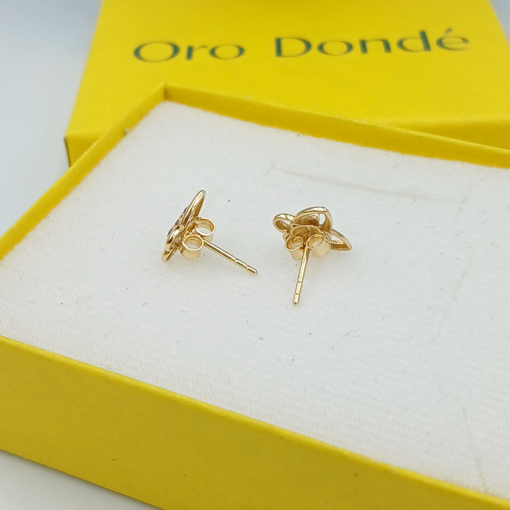 BROQUELES ORO 14K 1.4 (NUEVO)