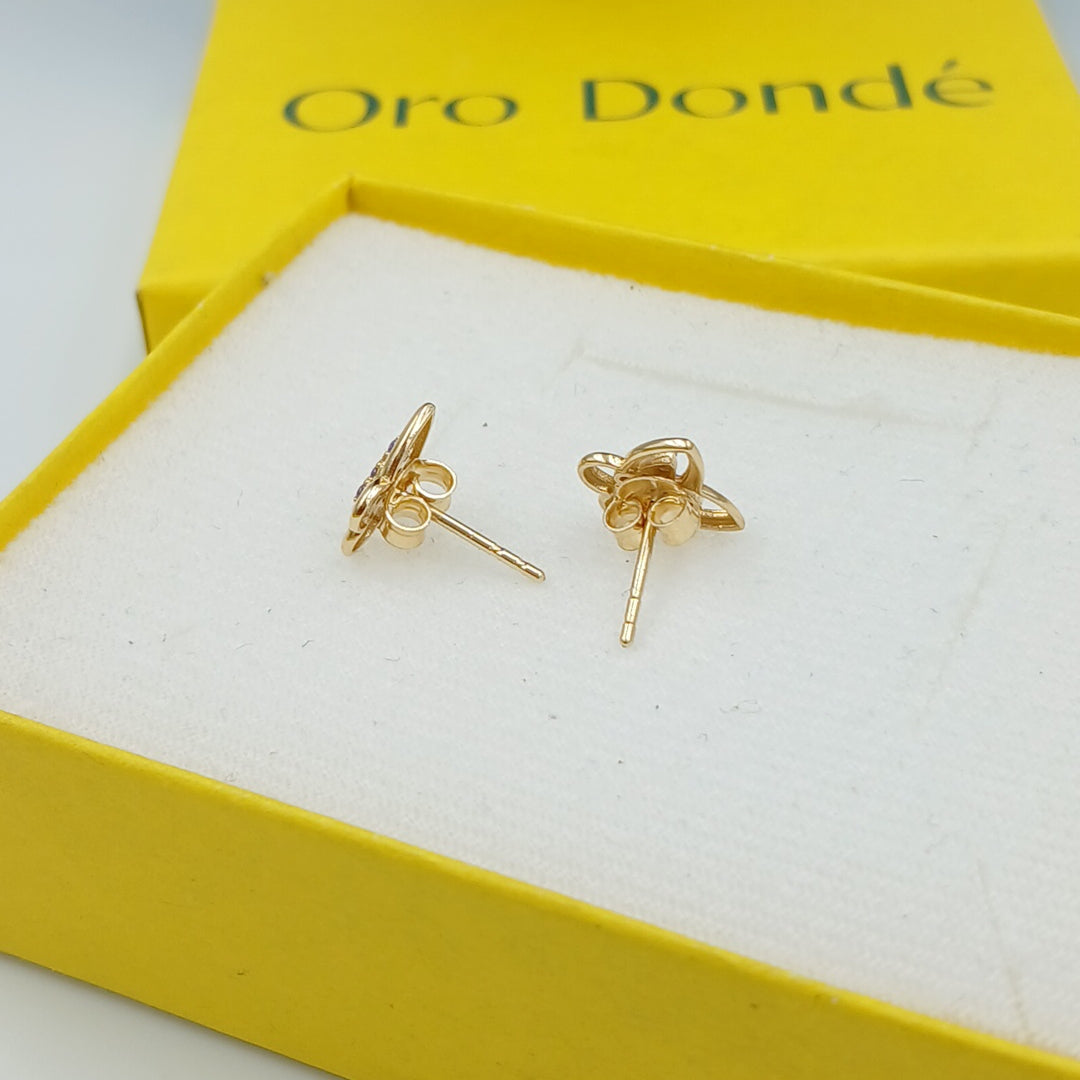 BROQUELES ORO 14K 1.4 (NUEVO)