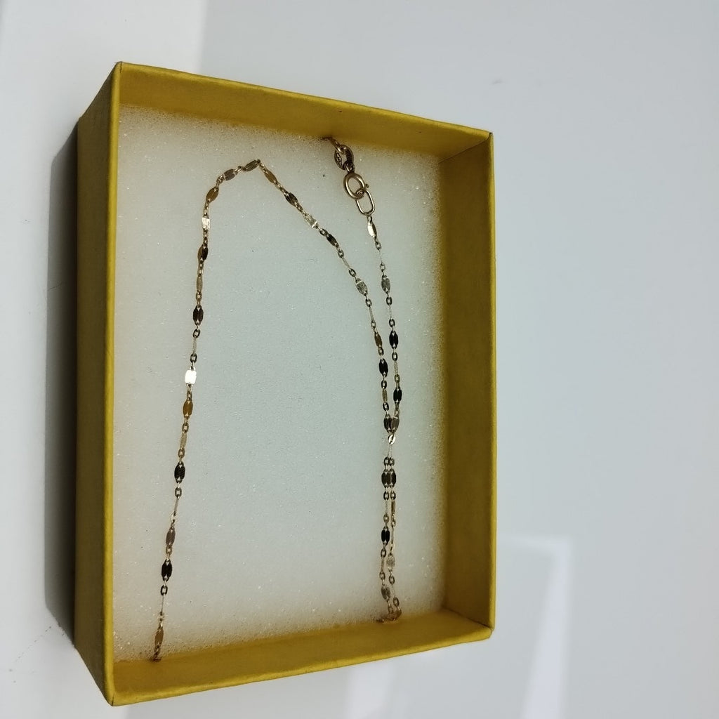 CADENA. ORO. 10 K 0.9 GRMS (SEMINUEVO)