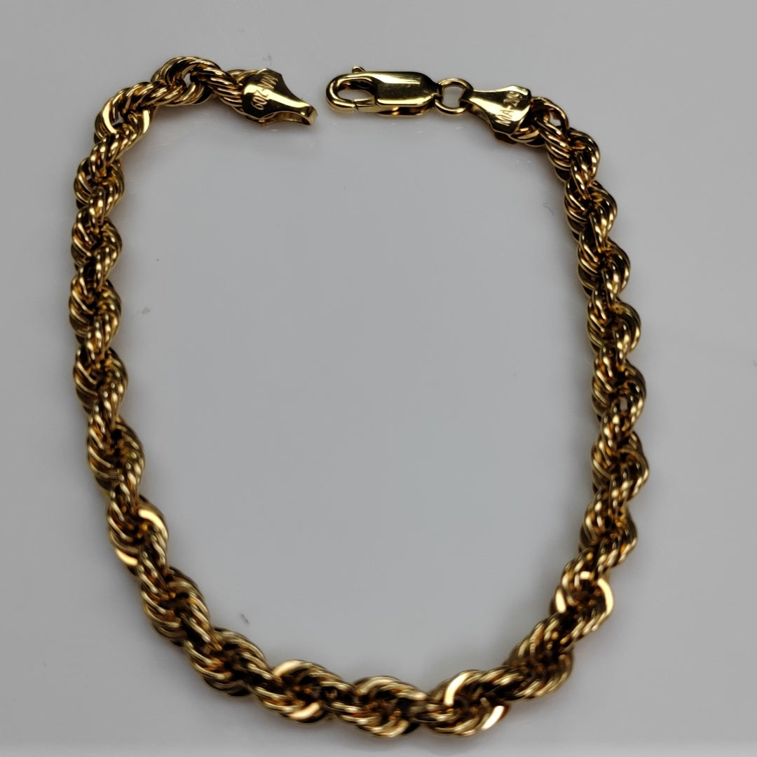 PULSERA. ORO. 14 K 4.4 GRMS (SEMINUEVO)