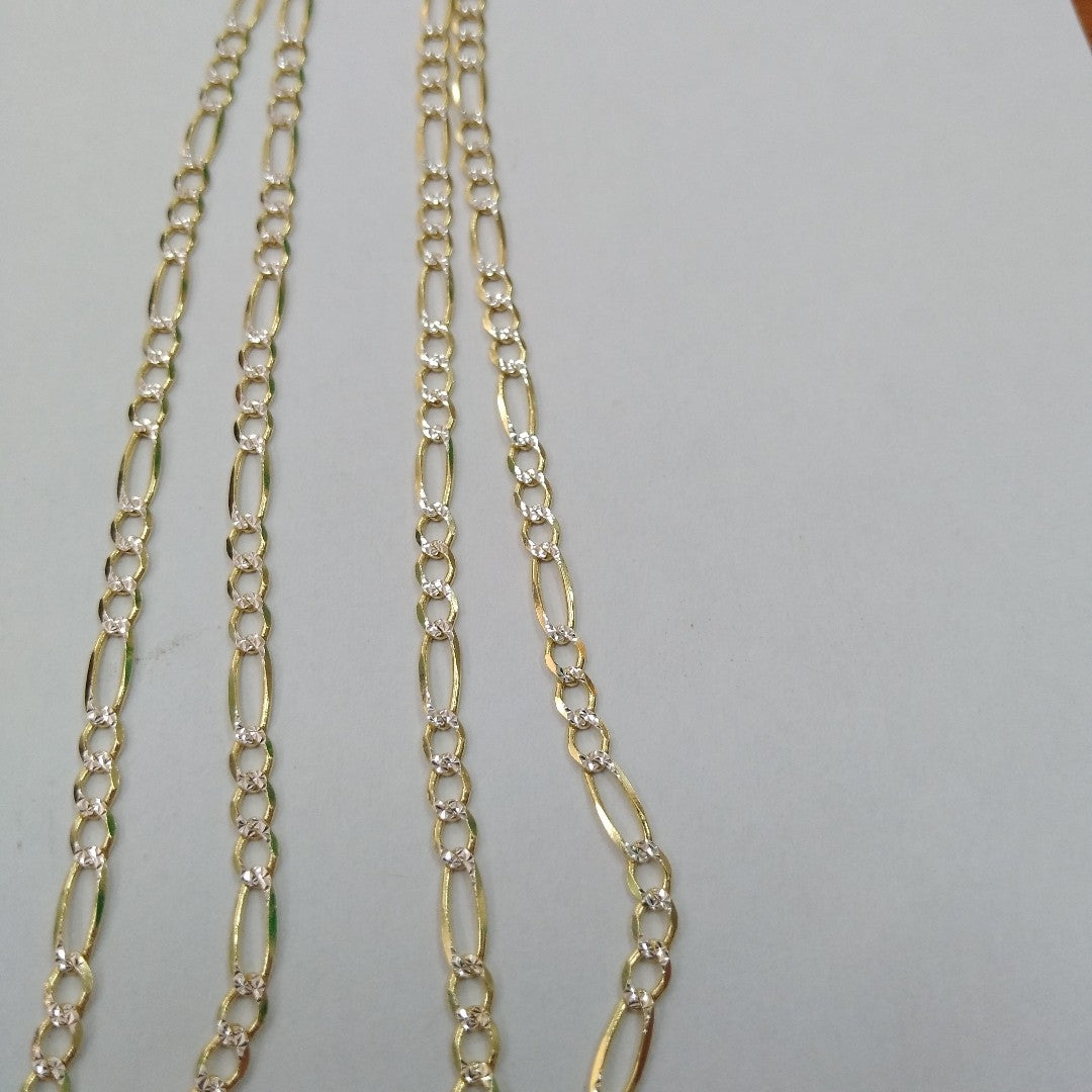 CADENAS CARTIER 3 1 DIAMANTADA ORO 10K 7 (NUEVO)