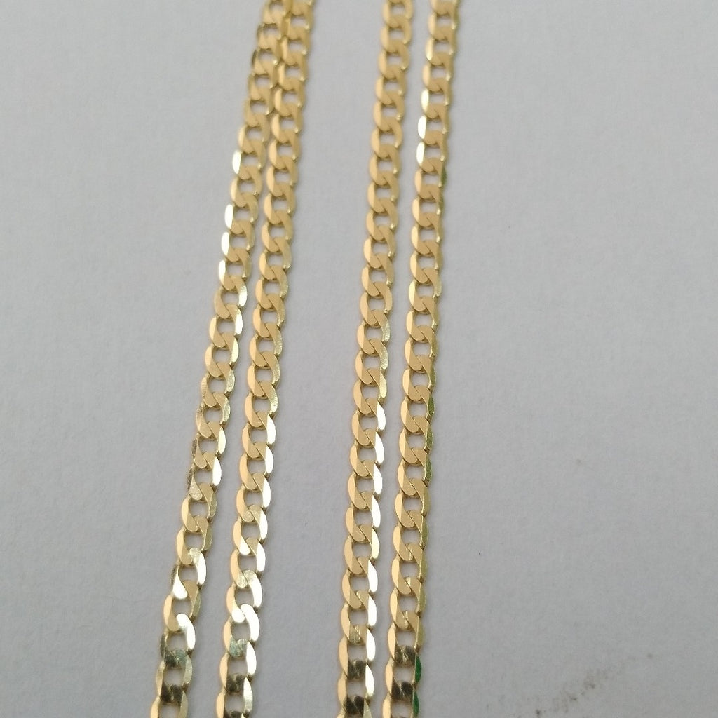 CADENAS BARBADA AMARILLA ORO 10K 2.4 (NUEVO)