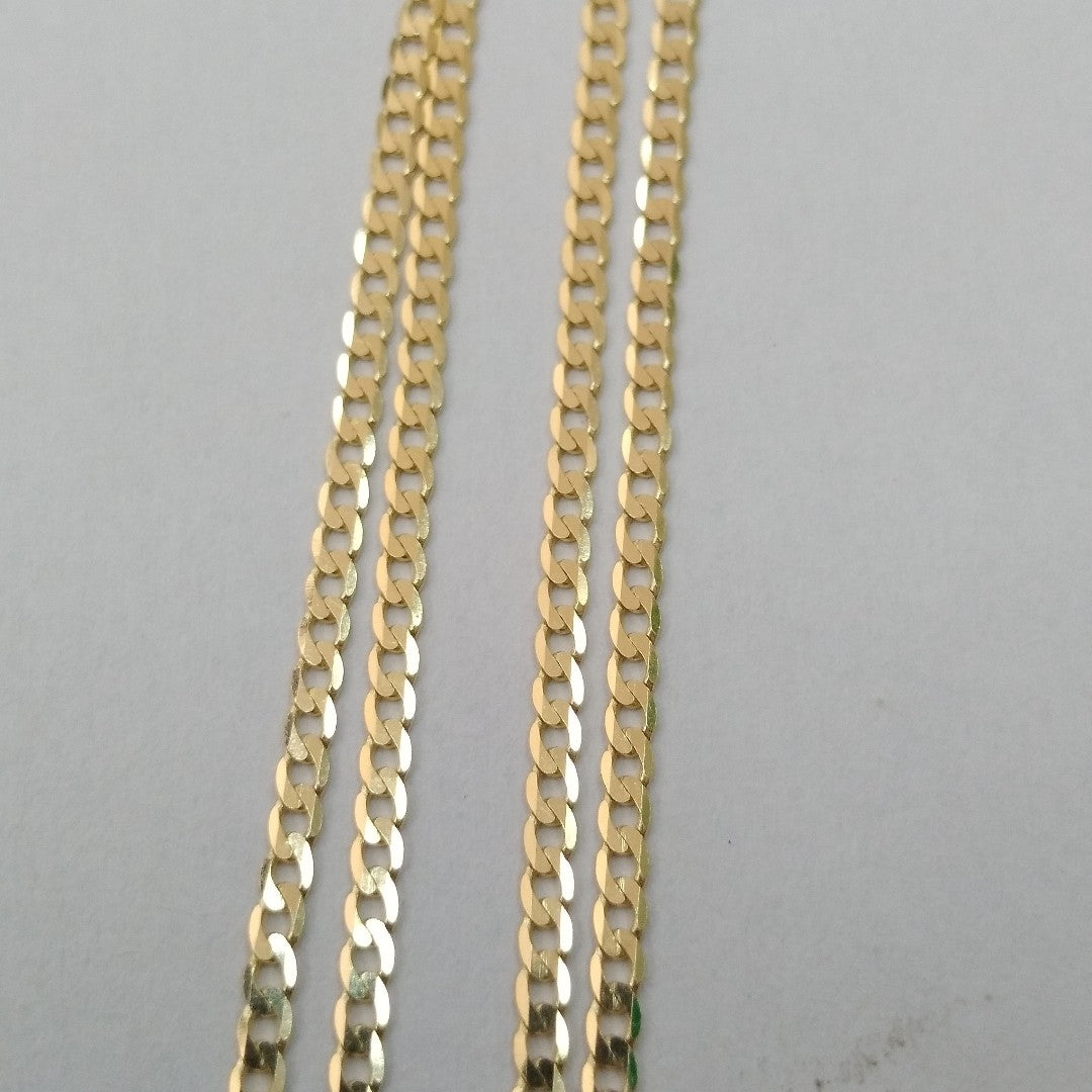 CADENAS BARBADA AMARILLA ORO 10K 2.4 (NUEVO)