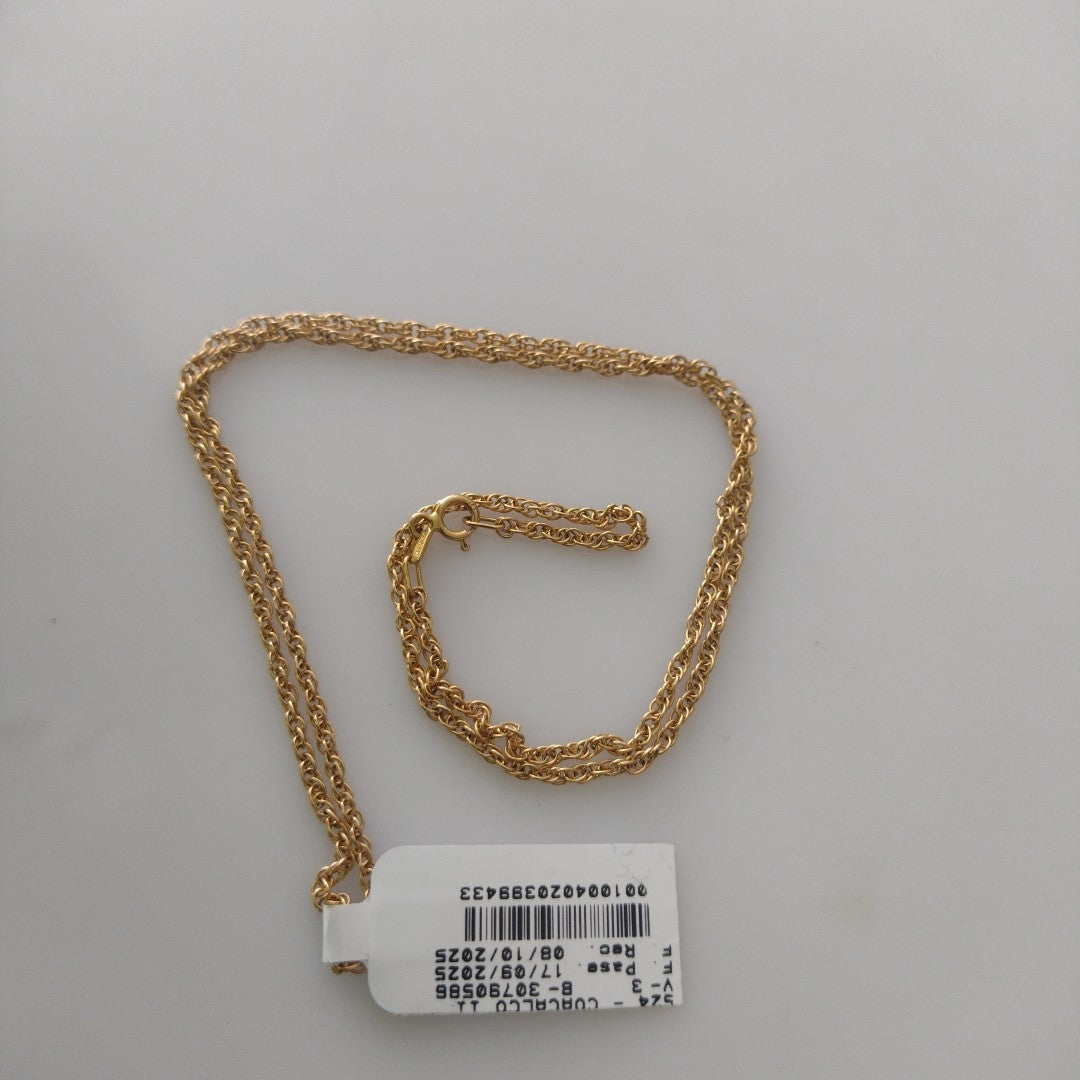 CADENA. ORO. 14 K 4.3 GRMS (SEMINUEVO)