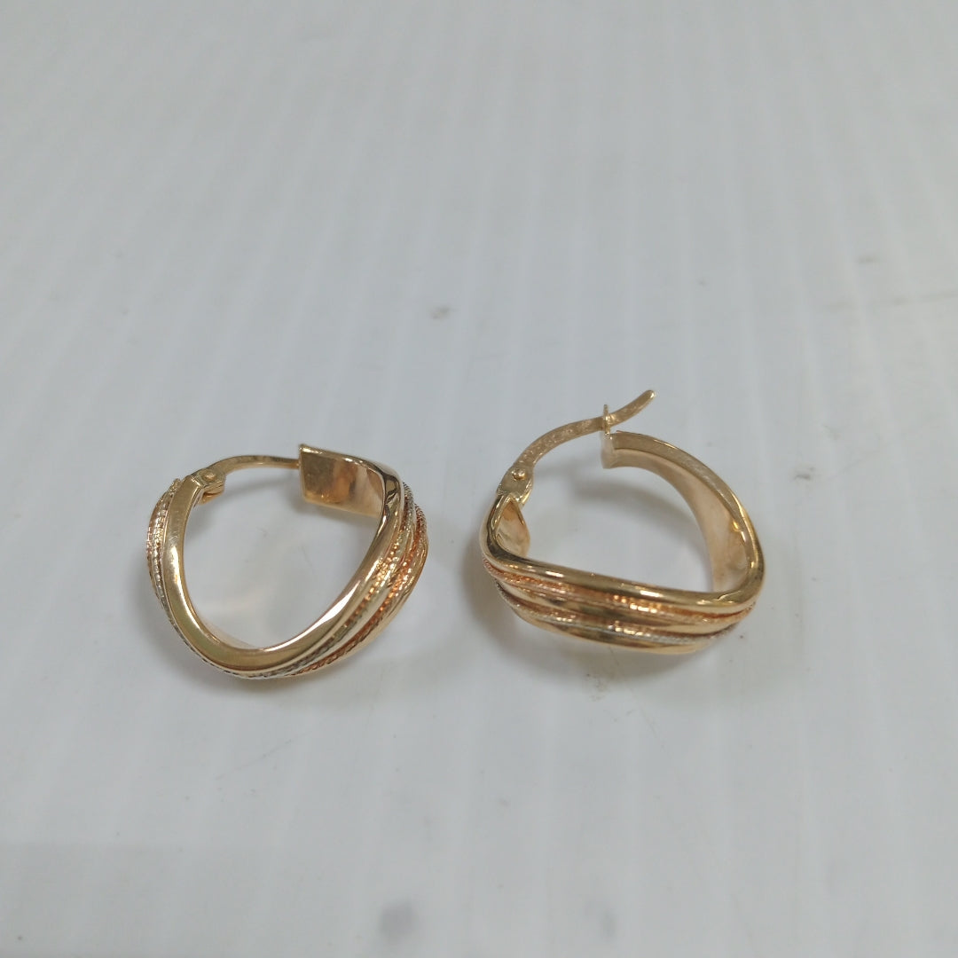 ARRACADAS PAR ORO 8 K 1,80 GRMS (SEMINUEVO)