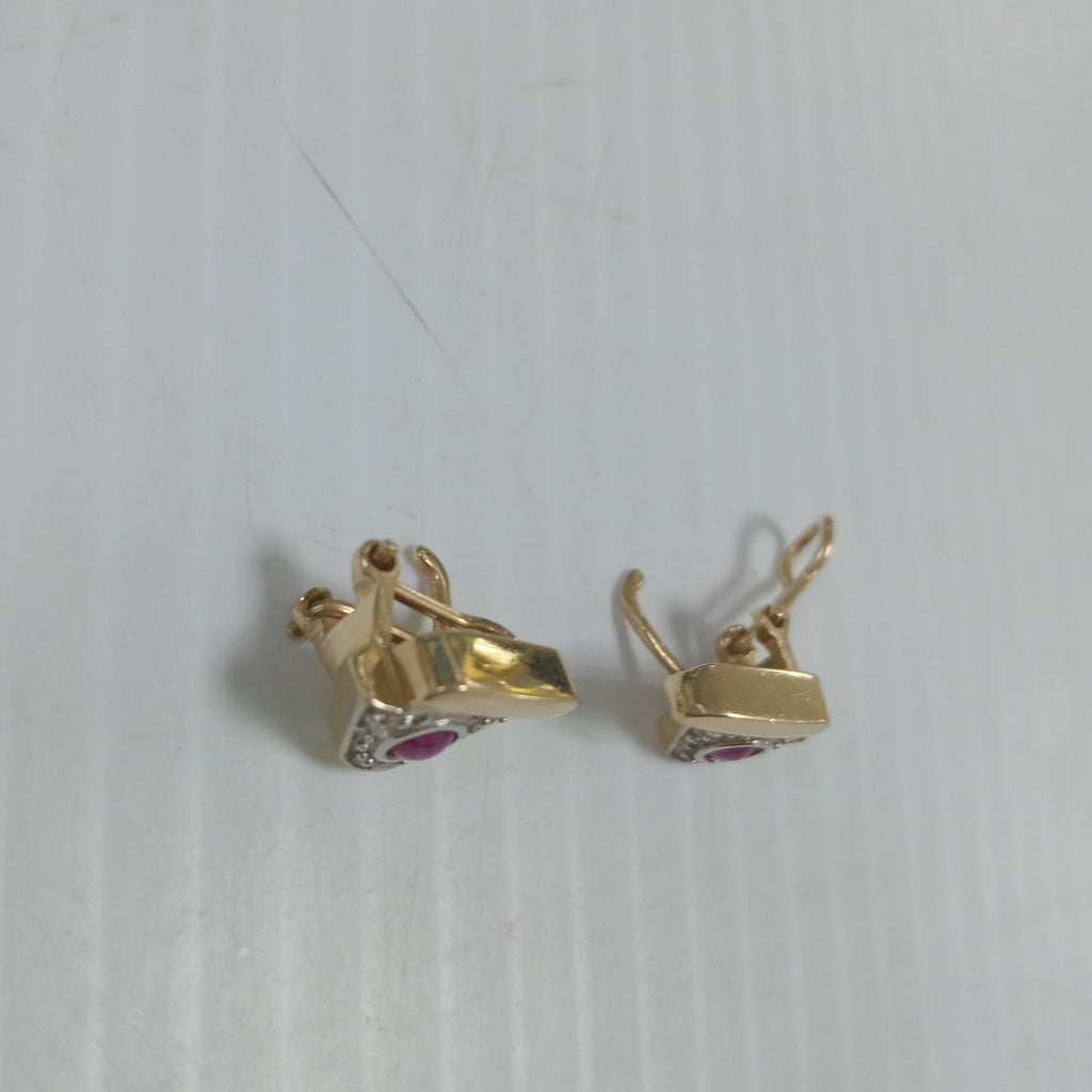 ARETES PAR ORO 14 K 5,30 GRMS (SEMINUEVO)