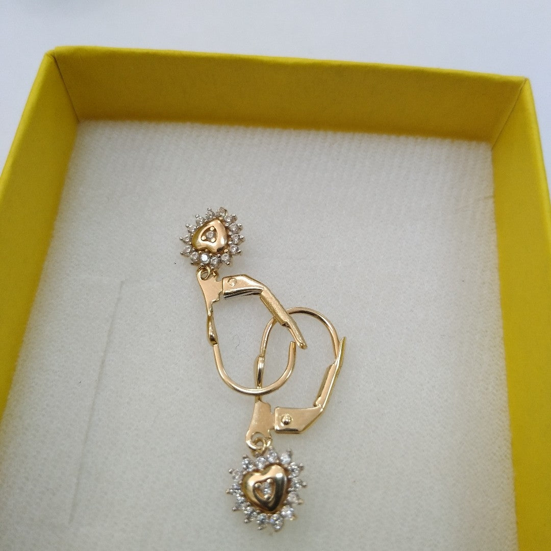 BROQUELES ORO 14K 2.1 (NUEVO)