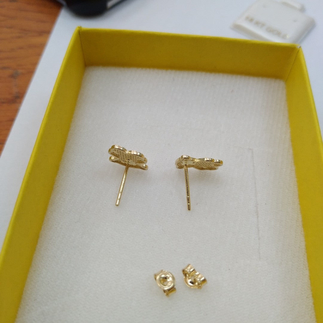 BROQUELES ORO 14K 1.4 (NUEVO)