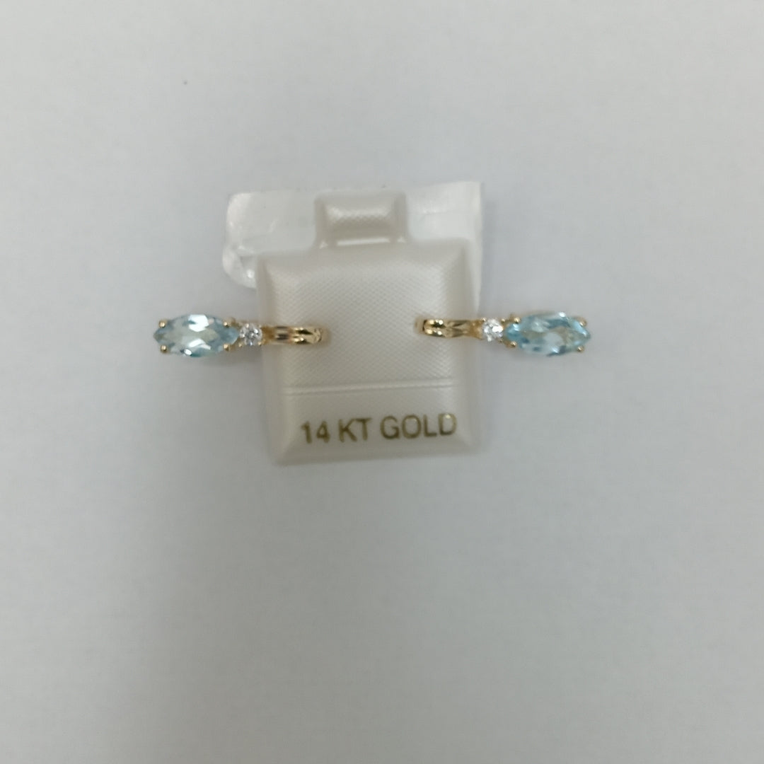 BROQUELES ORO 14K 3.8 (NUEVO)
