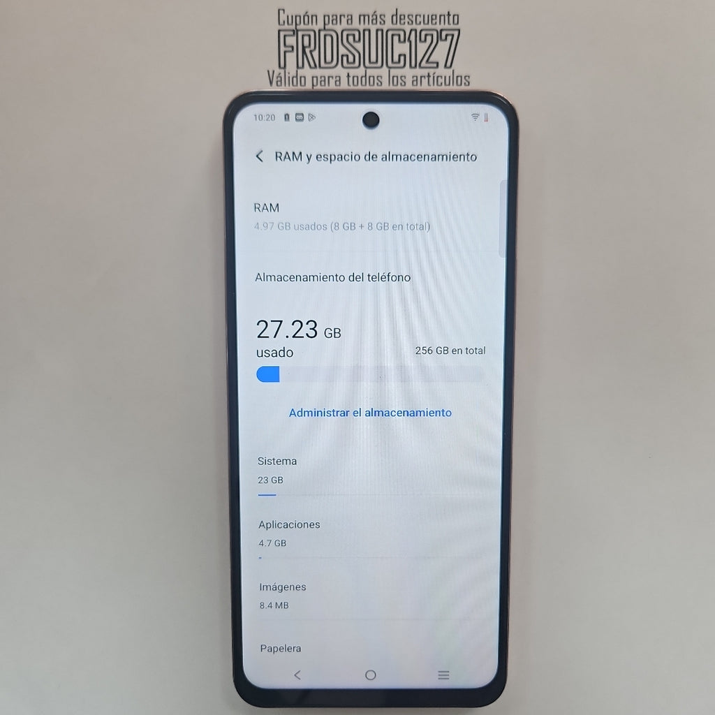 CELULAR VIVO Y28 V2352 256 GB 8 GB RAM (SEMINUEVO)