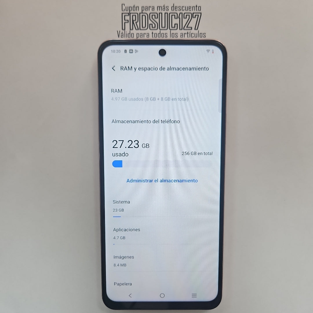 CELULAR VIVO Y28 V2352 256 GB 8 GB RAM (SEMINUEVO)