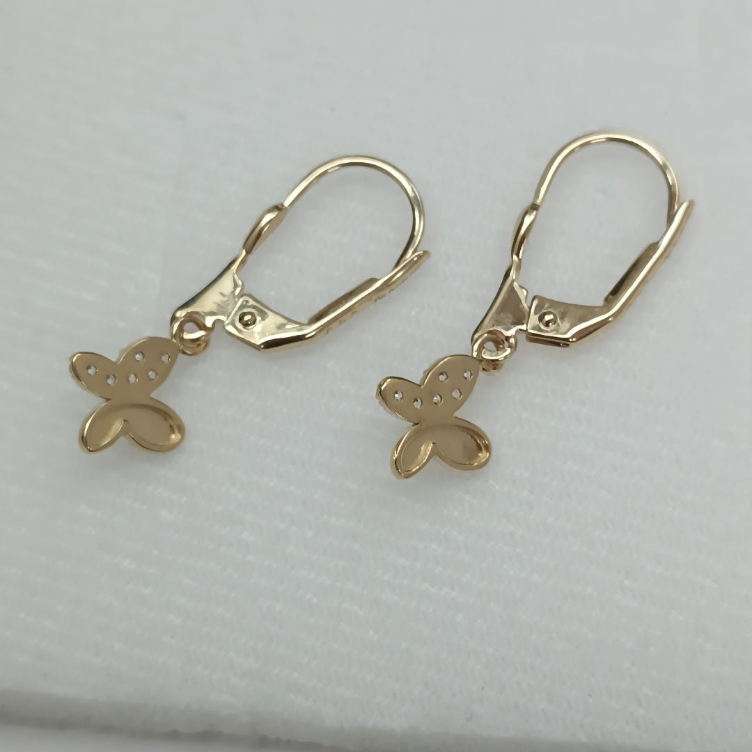 BROQUELES ORO 14K 1.9 (NUEVO)