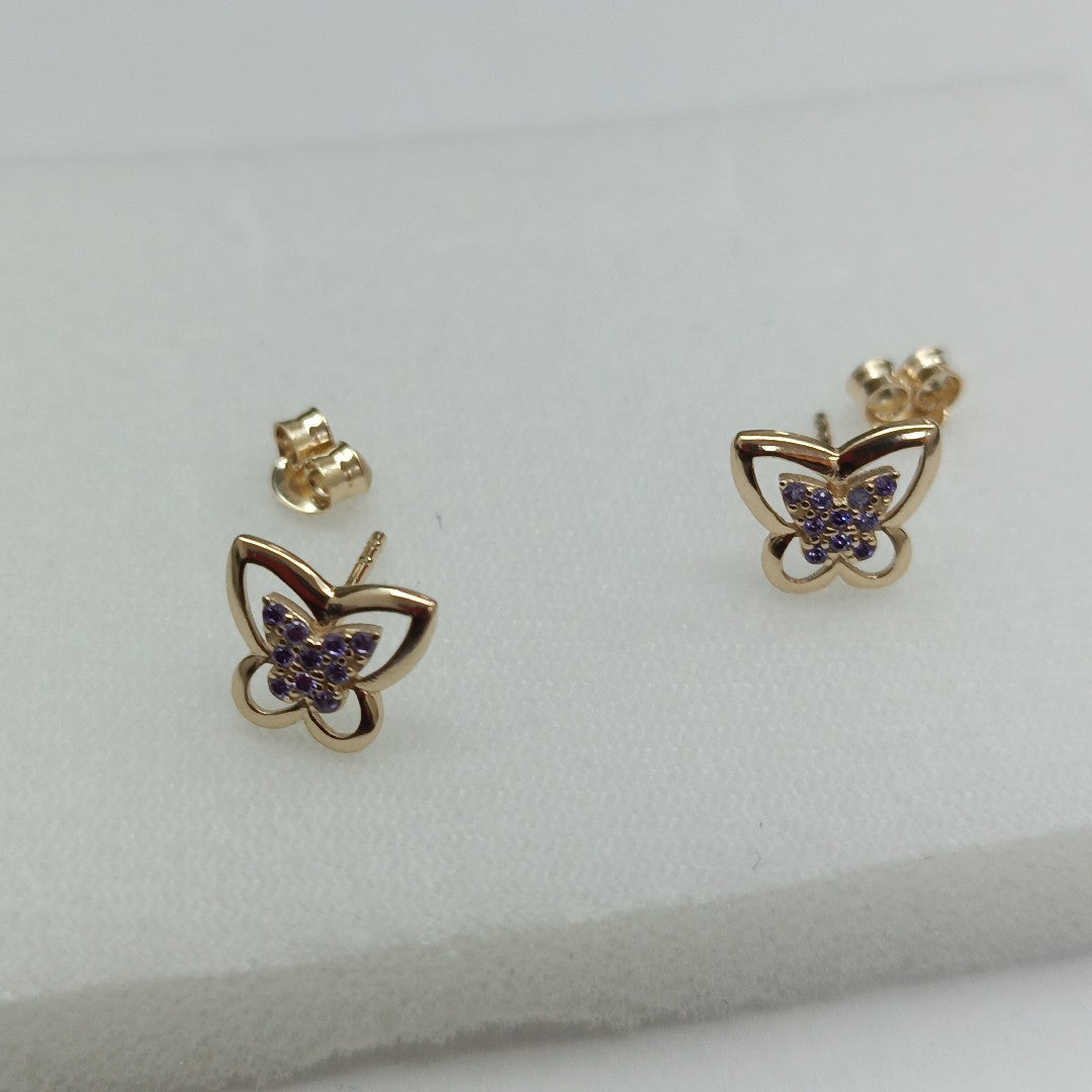 BROQUELES ORO 14K 1.4 (NUEVO)