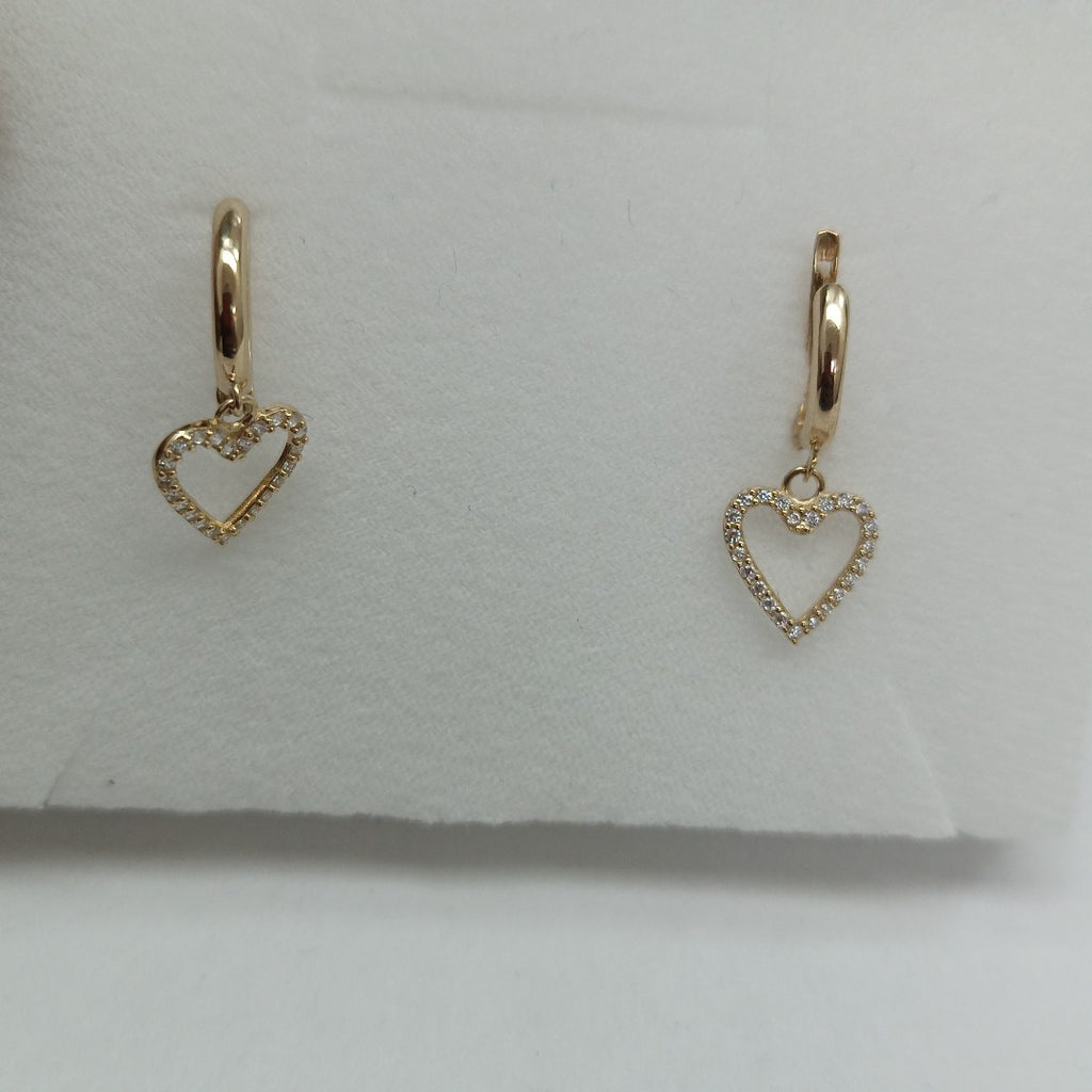 BROQUELES ORO 14K 1.9 (NUEVO)