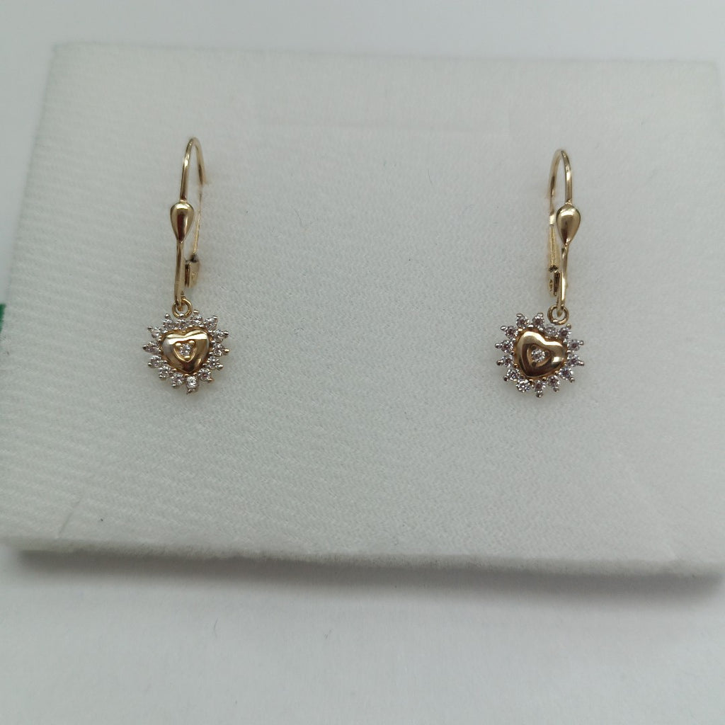 BROQUELES ORO 14K 2.1 (NUEVO)