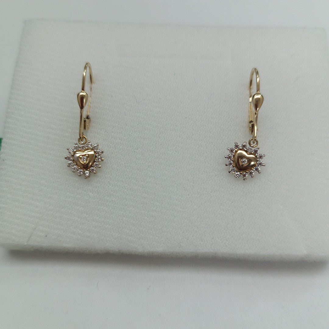 BROQUELES ORO 14K 2.1 (NUEVO)