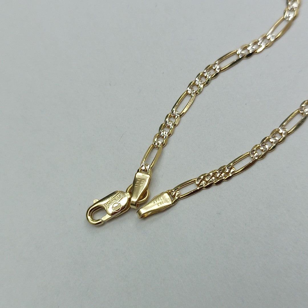 CADENAS CARTIER 3 1 DIAMANTADA ORO 14K 5.5 (NUEVO)