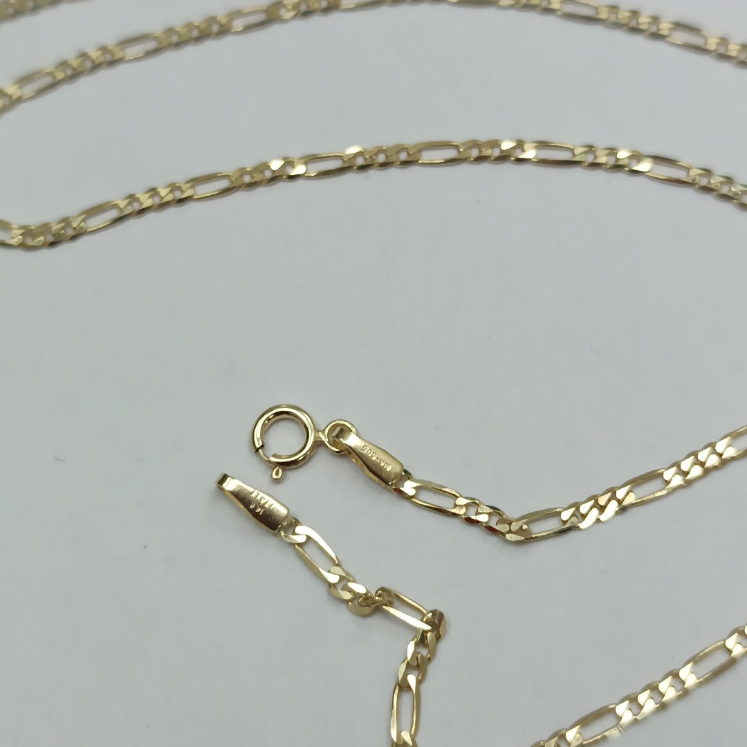CADENAS CARTIER 3 1 AMARILLA ORO 14K 3.6 (NUEVO)