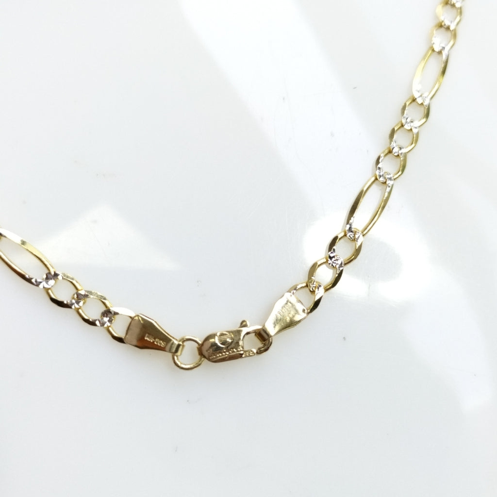 CADENAS CARTIER 3 1 DIAMANTADA ORO 14K 8.5 (NUEVO)