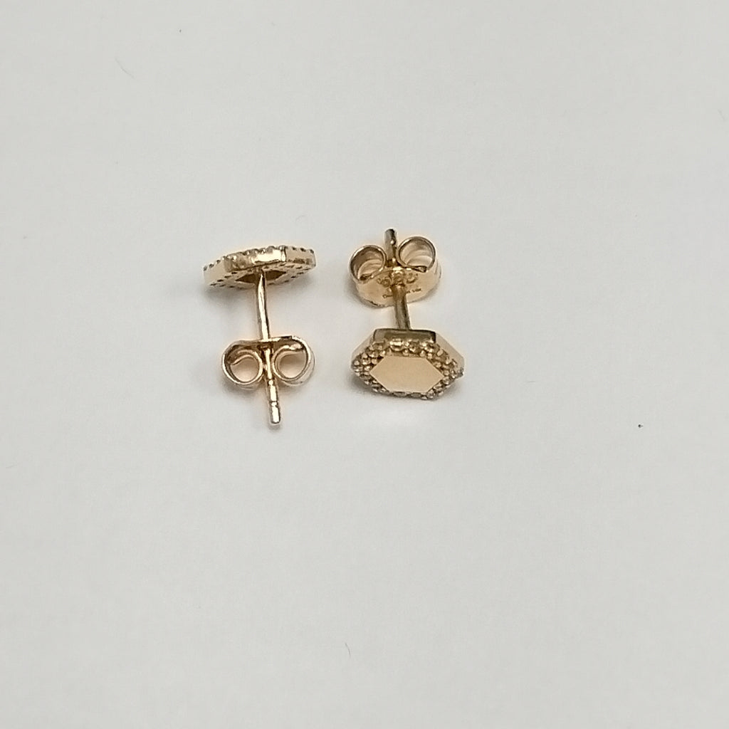 BROQUELES ORO 14K 1.5 (NUEVO)
