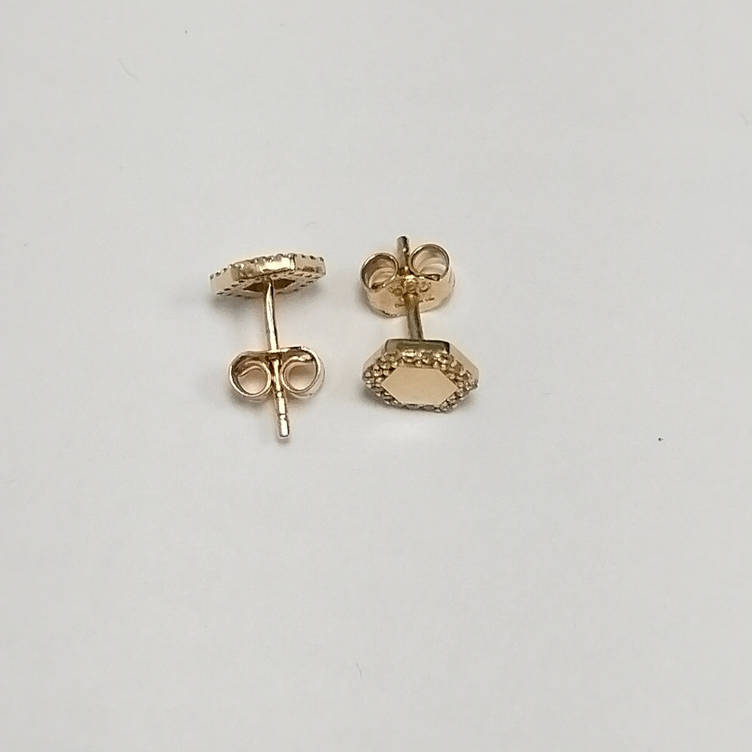 BROQUELES ORO 14K 1.5 (NUEVO)