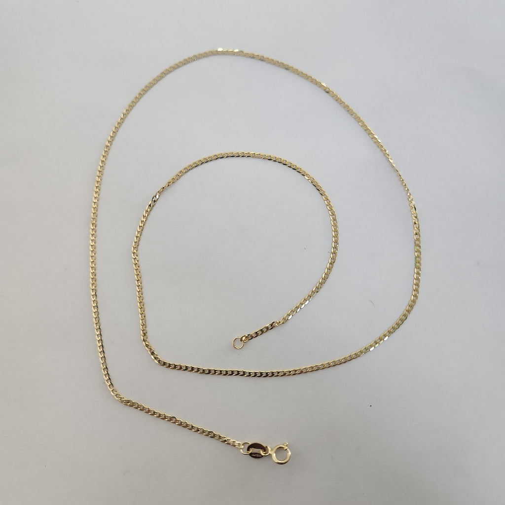 CADENAS BARBADA AMARILLA ORO 14K 1.9 (NUEVO)