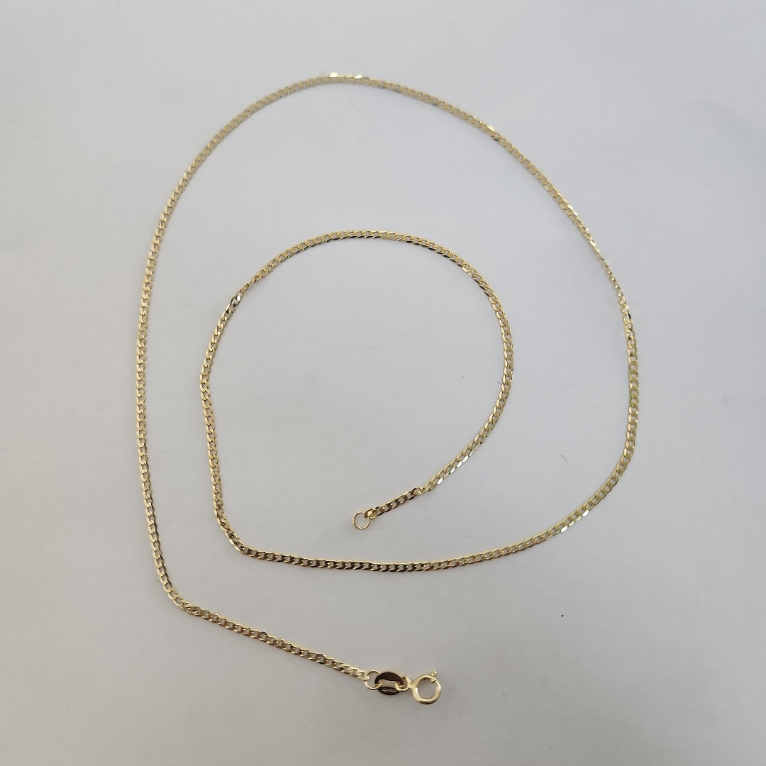 CADENAS BARBADA AMARILLA ORO 14K 1.9 (NUEVO)