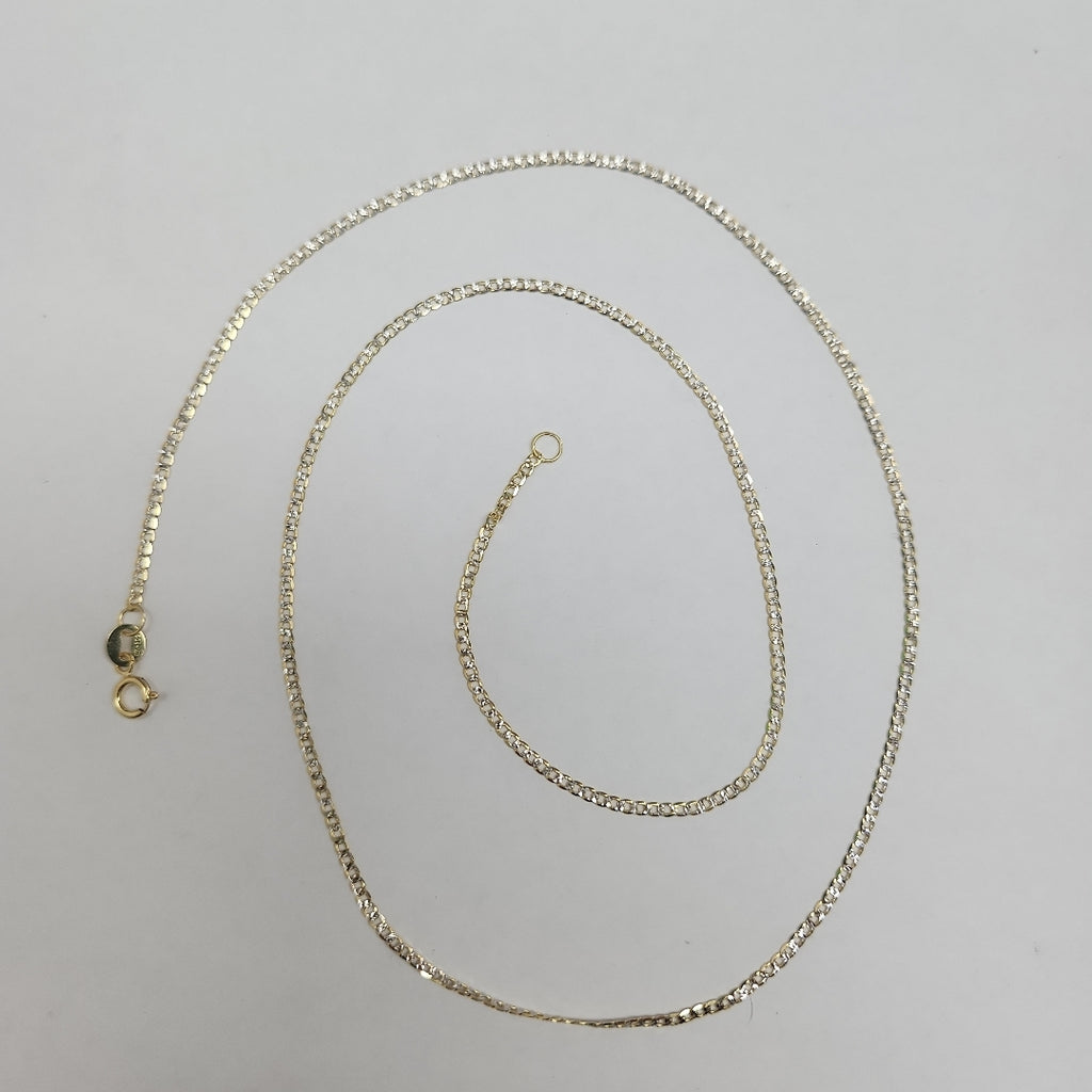 CADENAS BARBADA DIAMANTADA ORO 14K 2 (NUEVO)
