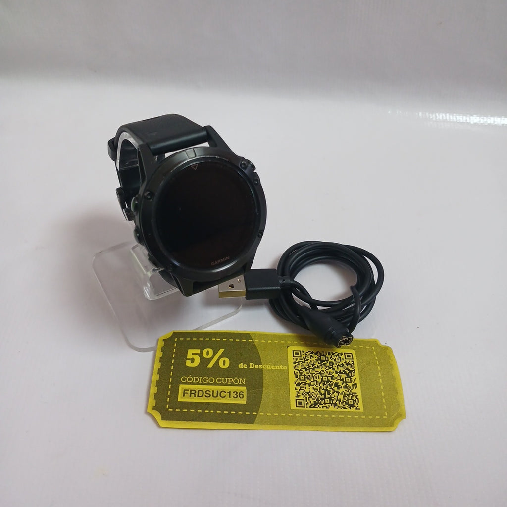 SMARTWATCH GARMIN FENIX 5 47 MM GPS (SEMINUEVO)