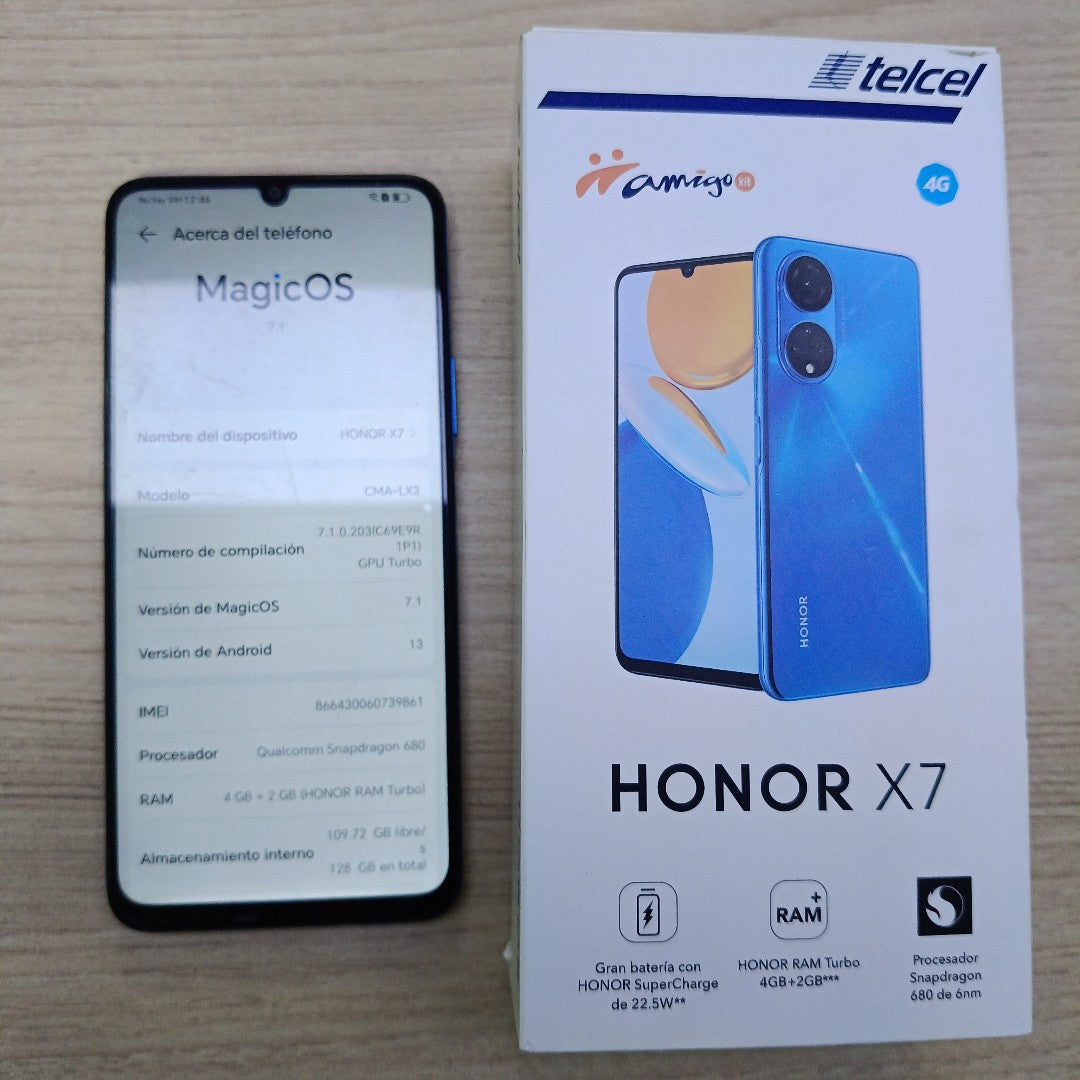 CELULAR HONOR X7 CMA-LX3 128 GB 6 GB RAM (SEMINUEVO)