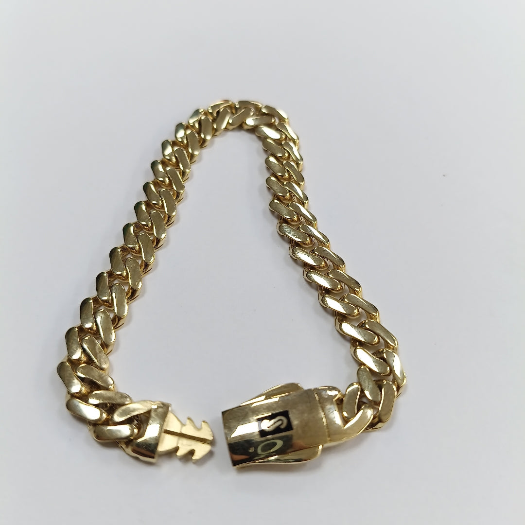 PULSERA MONACO ORO 14K 9.3 (NUEVO)