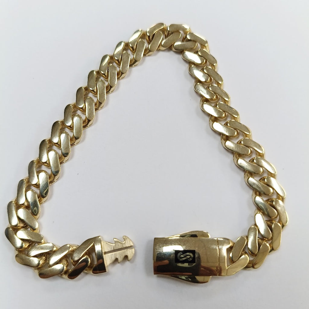 PULSERA CABALLERO MONACO ORO 14K 13.1 (NUEVO)
