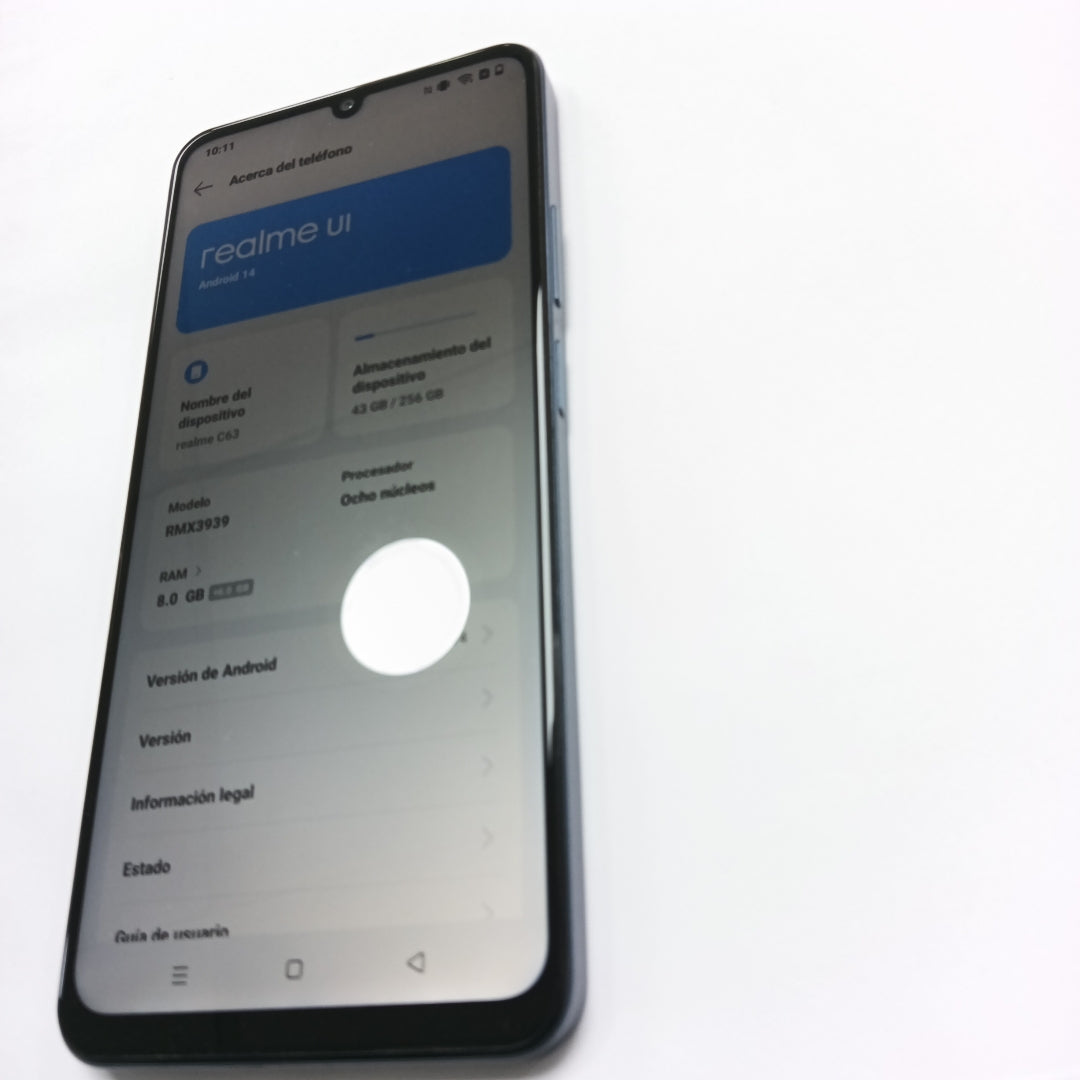 CELULAR REALME C63 RMX3939 (2024) 256 GB 8 GB RAM (SEMINUEVO)