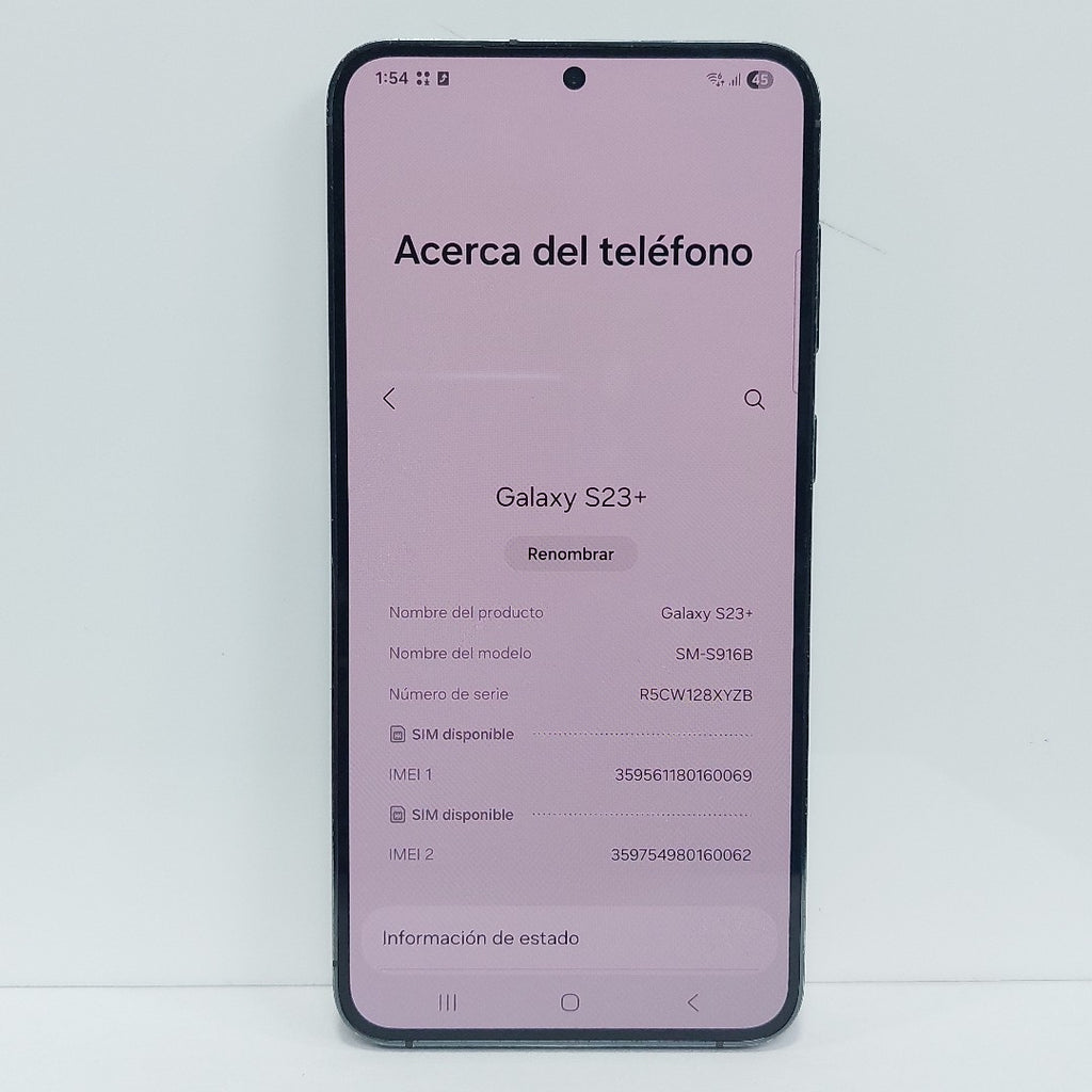 CELULAR SAMSUNG GALAXY S23+ SM-S916B 512 GB 8 GB RAM (SEMINUEVO)