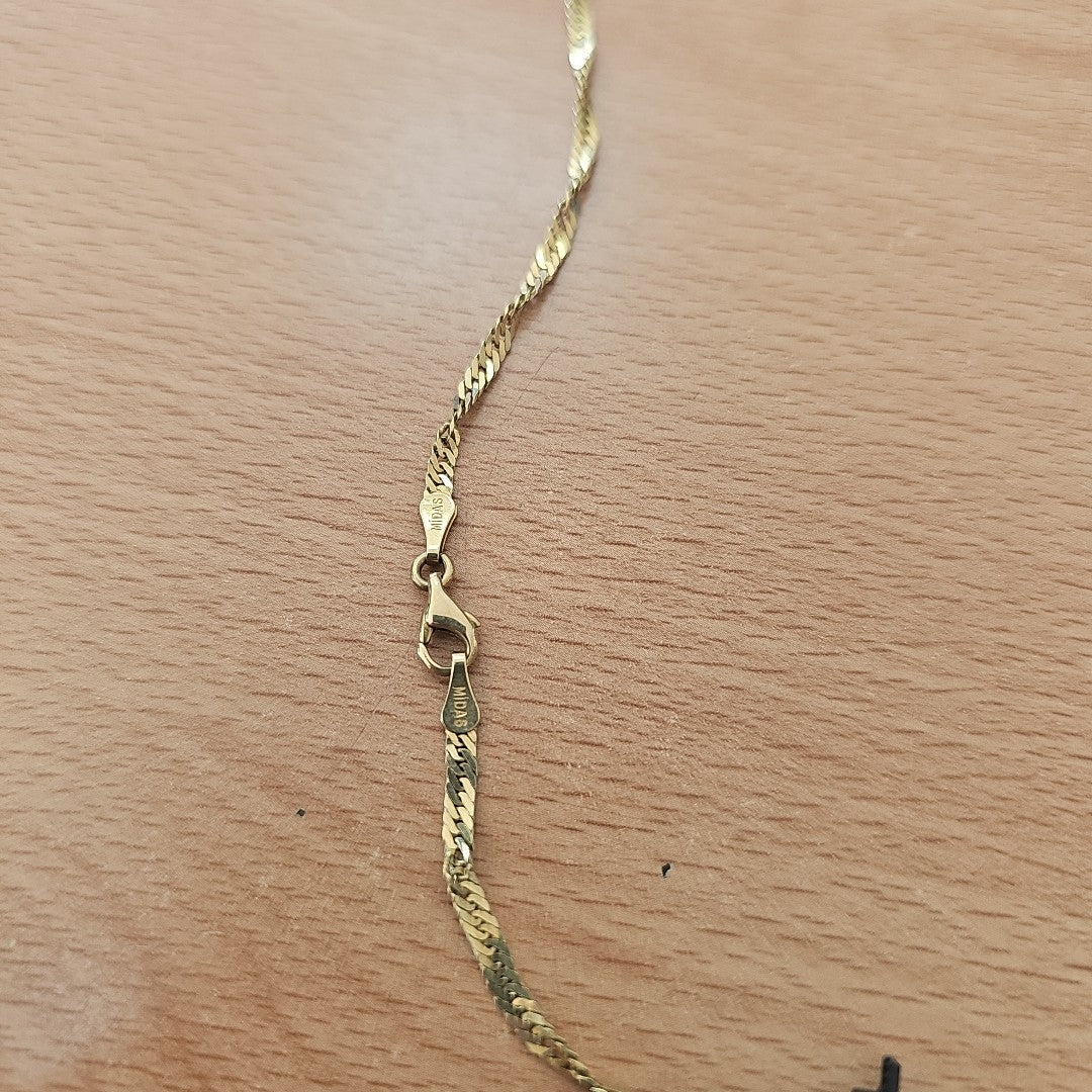 CADENA. ORO. 10 K 5.5 GRMS (SEMINUEVO)