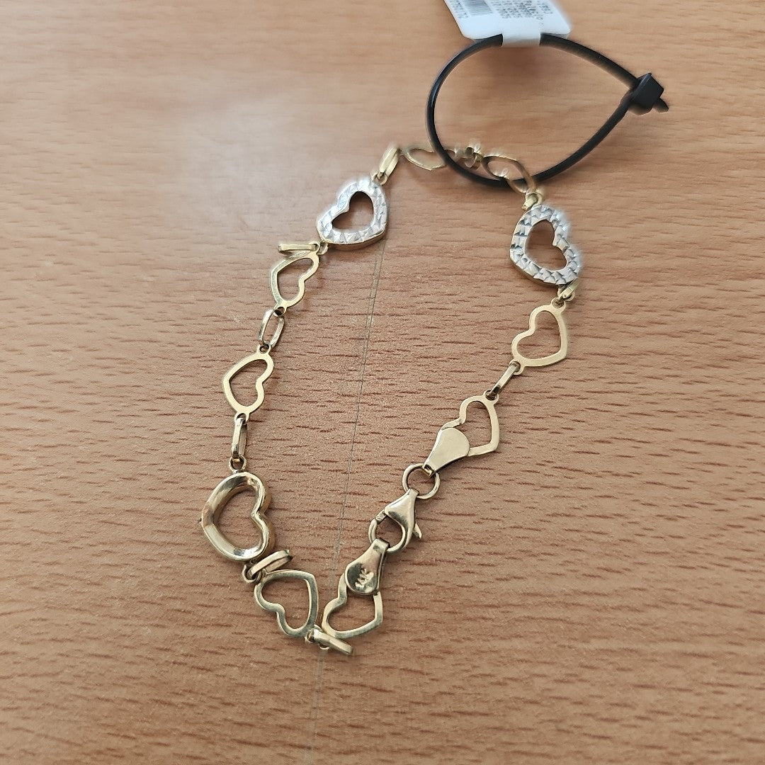PULSERA ORO,RODIADO 14 K 3,50 GRMS (SEMINUEVO)