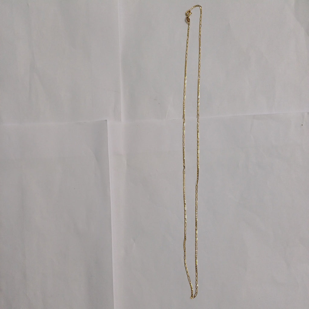 CADENA. ORO, RODIADO 14 K 1.8 GRMS (SEMINUEVO)