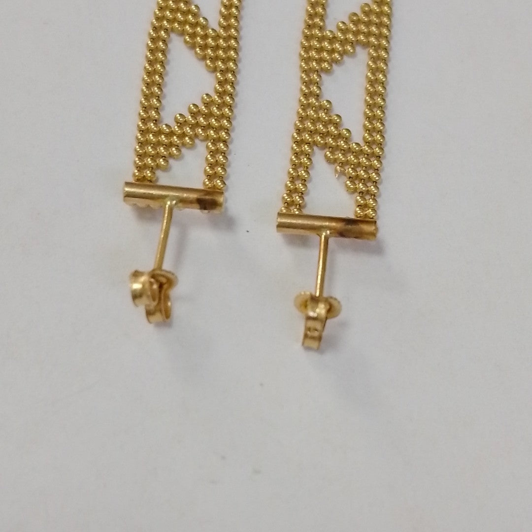 BROQUELES PAR ORO 14 K 3,50 GRMS (SEMINUEVO)