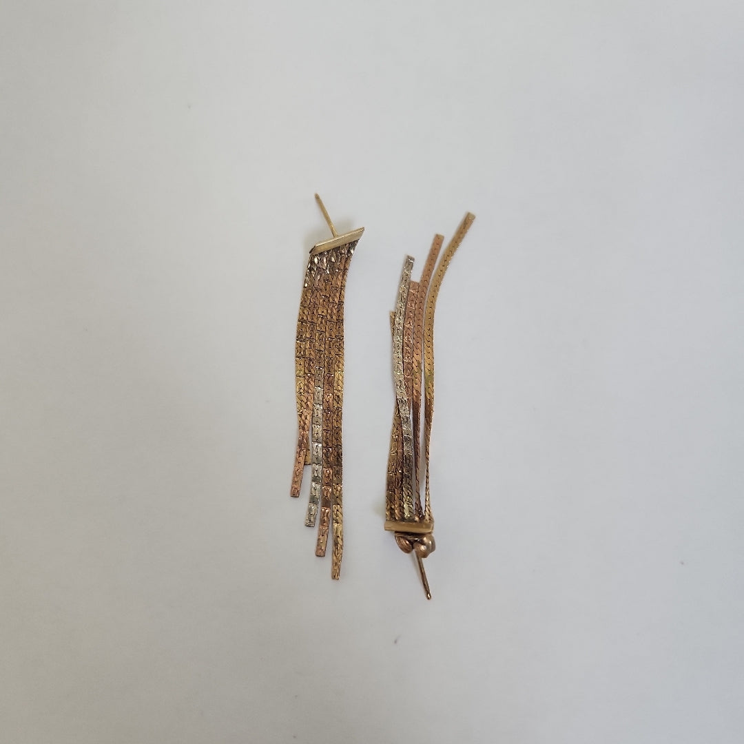 ARETES PAR ORO 14 K 2,80 GRMS (SEMINUEVO)