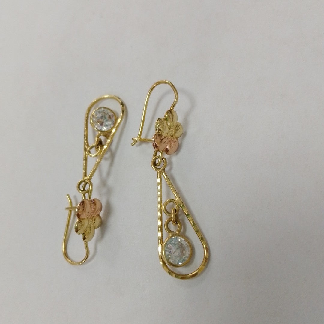 ARETES PAR. ORO. 10 K 3.6 GRMS (SEMINUEVO)