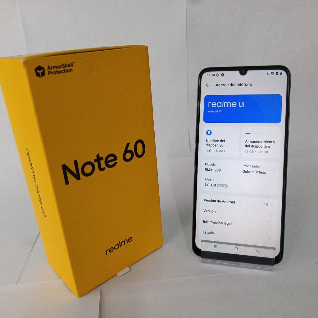 CELULAR REALME REALME NOTE 60-RMX3933(2023) 128 GB 4 GB RAM