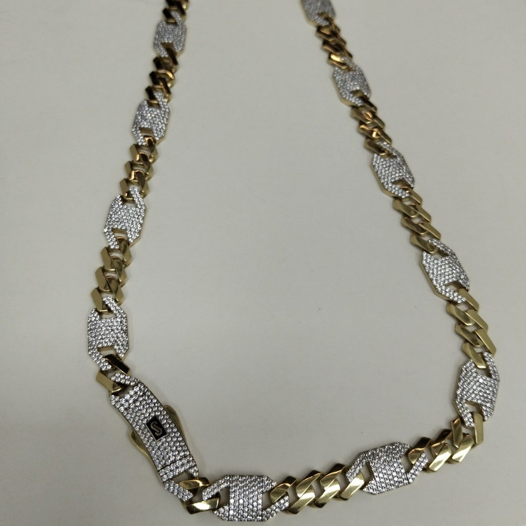 CADENA MONACO ORO 14K 34.4 (NUEVO)