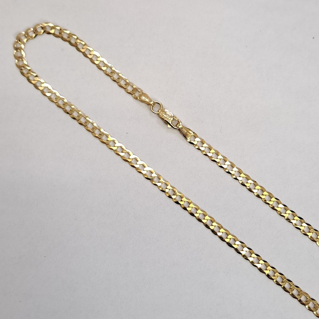 CADENAS BARBADA AMARILLA ORO 14K 8 (NUEVO)