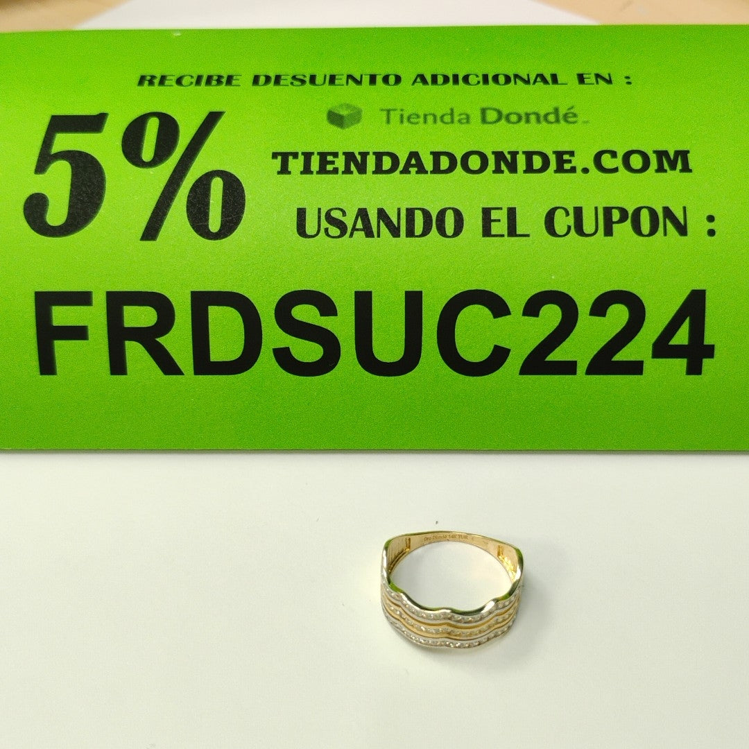 ANILLOS DAMA ORO 14K 2.3 (NUEVO)