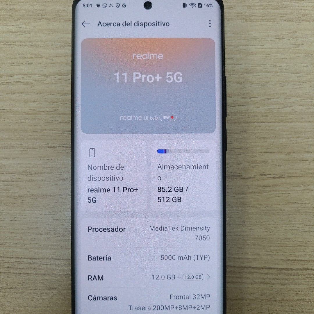 CELULAR REALME 11 PRO+ RMX3741 (2023) 512 GB 12 GB RAM