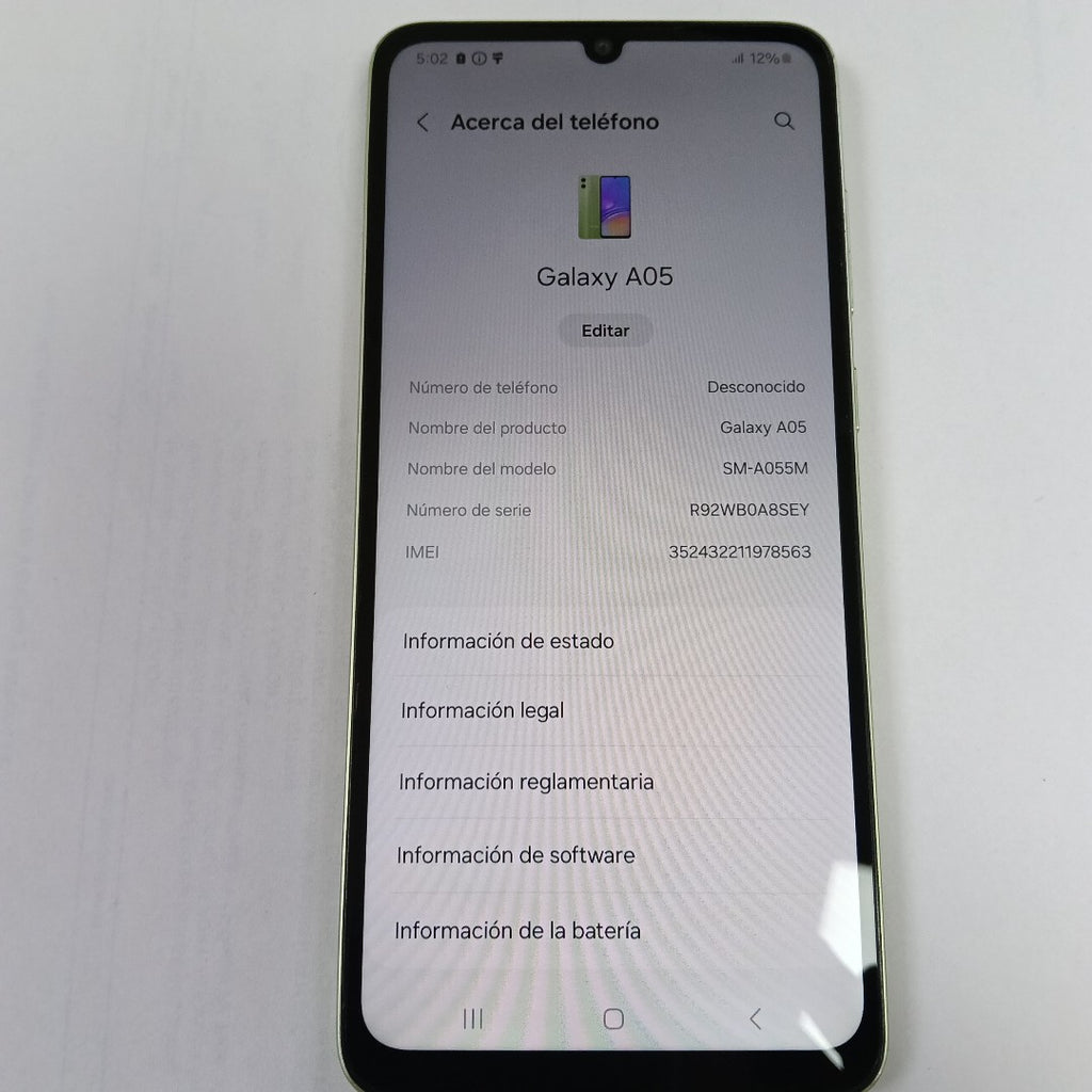 CELULAR SAMSUNG GALAXY A05 SM-A055M (2023) 64 GB 4 GB RAM