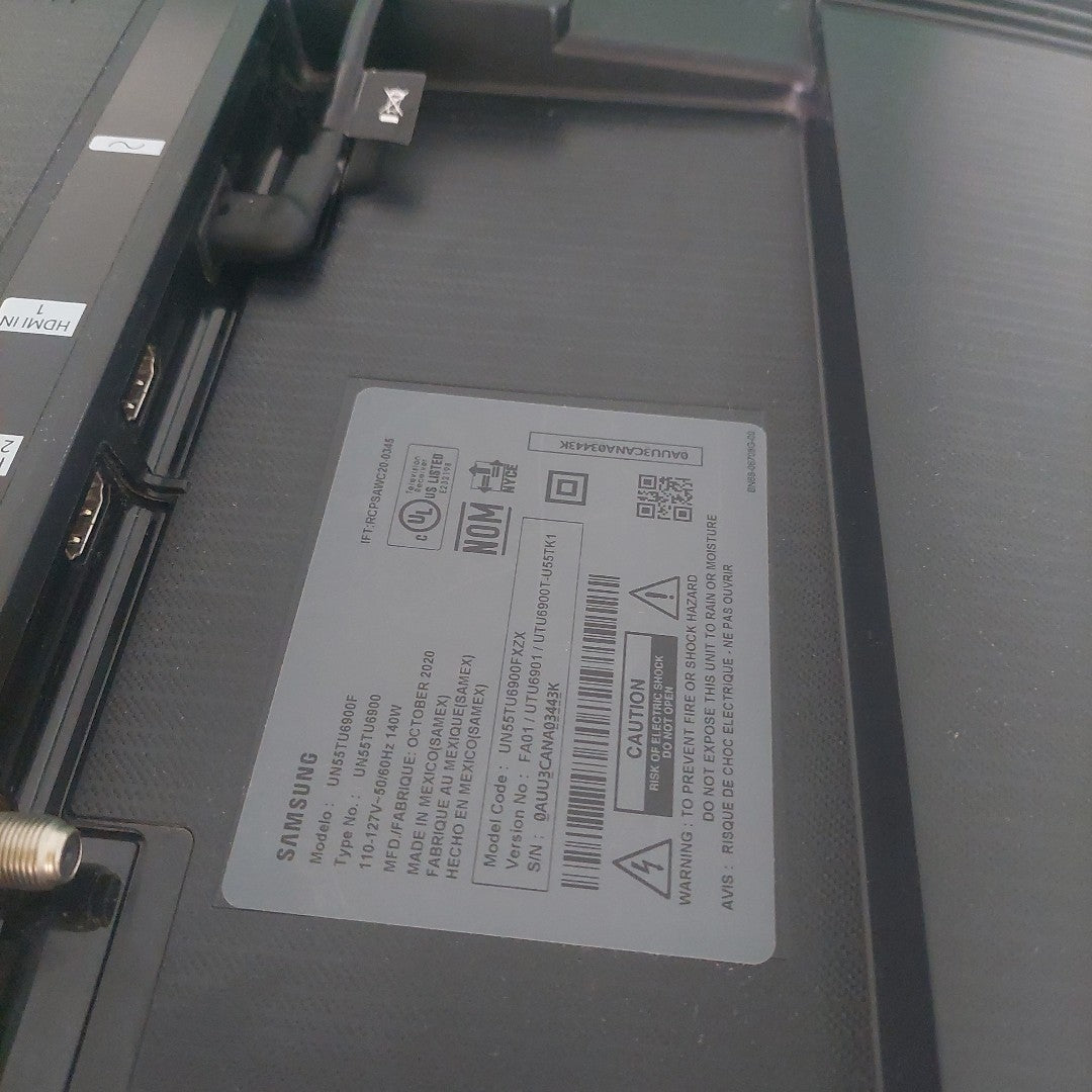 PANTALLA SAMSUNG UN55TU6900F (2020) 55" LED 4K