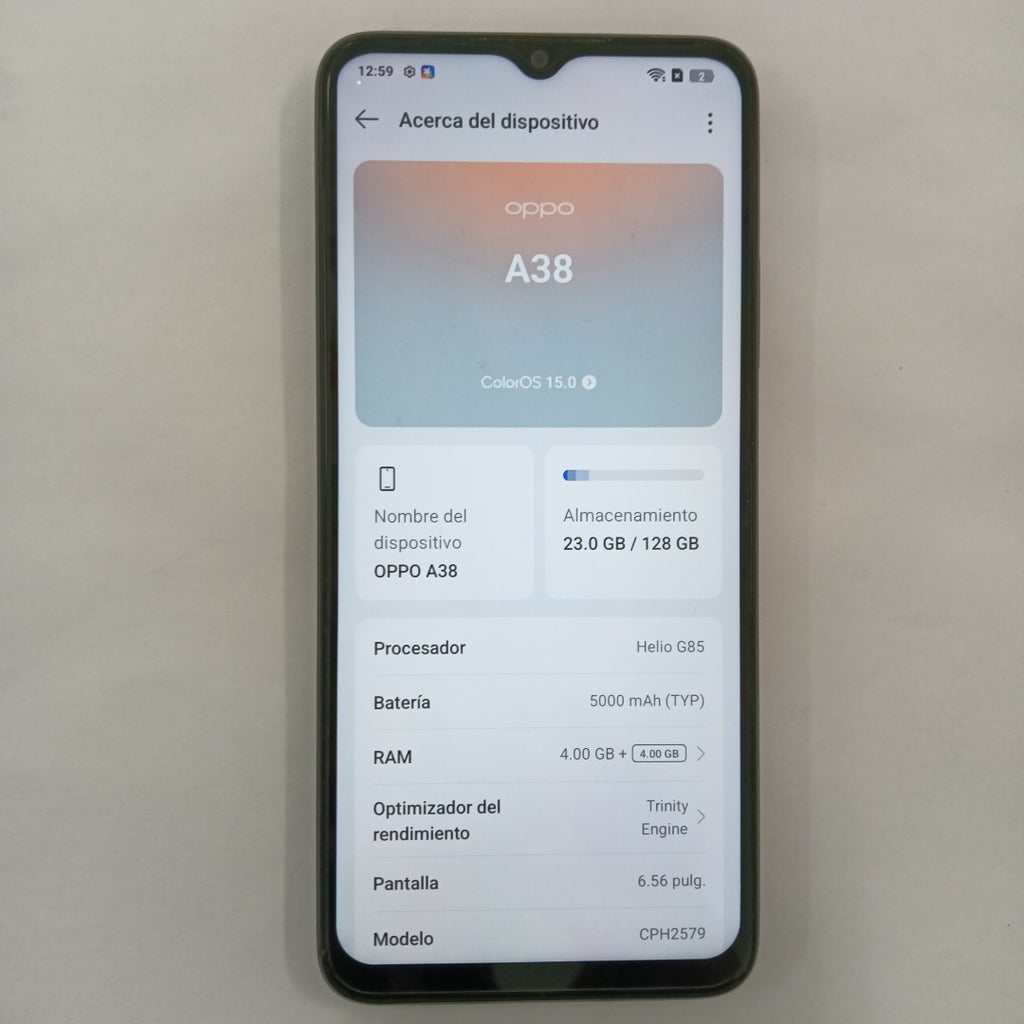 CELULAR OPPO  A38 CPH2579 (2023) 128 GB 4 GB RAM