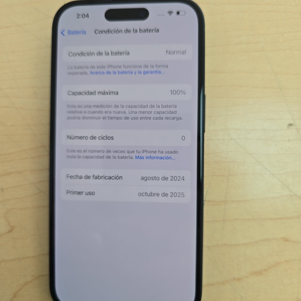 CELULAR APPLE IPHONE 15 A3089 (2023) 128 GB 6 GB RAM