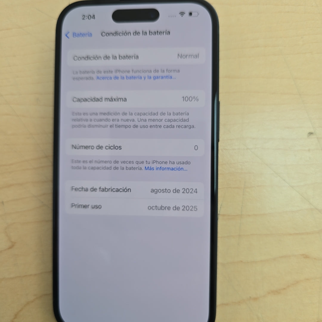 CELULAR APPLE IPHONE 15 A3089 (2023) 128 GB 6 GB RAM